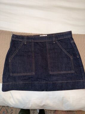 Princess Polly Dark Denim Skirt